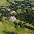 Haigh Hall Country Park Wigan from the air