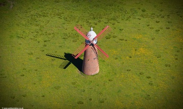 Haigh Windmill Wigan aerial photo 