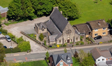 Our Lady's R.C. Church Haigh Wigan aerial photo 