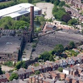 Rylands Mill Wigan from the air