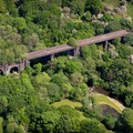 Standish Viaduct aka 20 Bridges, from the air