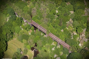 Standish Viaduct aka 20 Bridges, from the air
