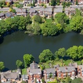Whitley Reservoir, Wigan  from the air