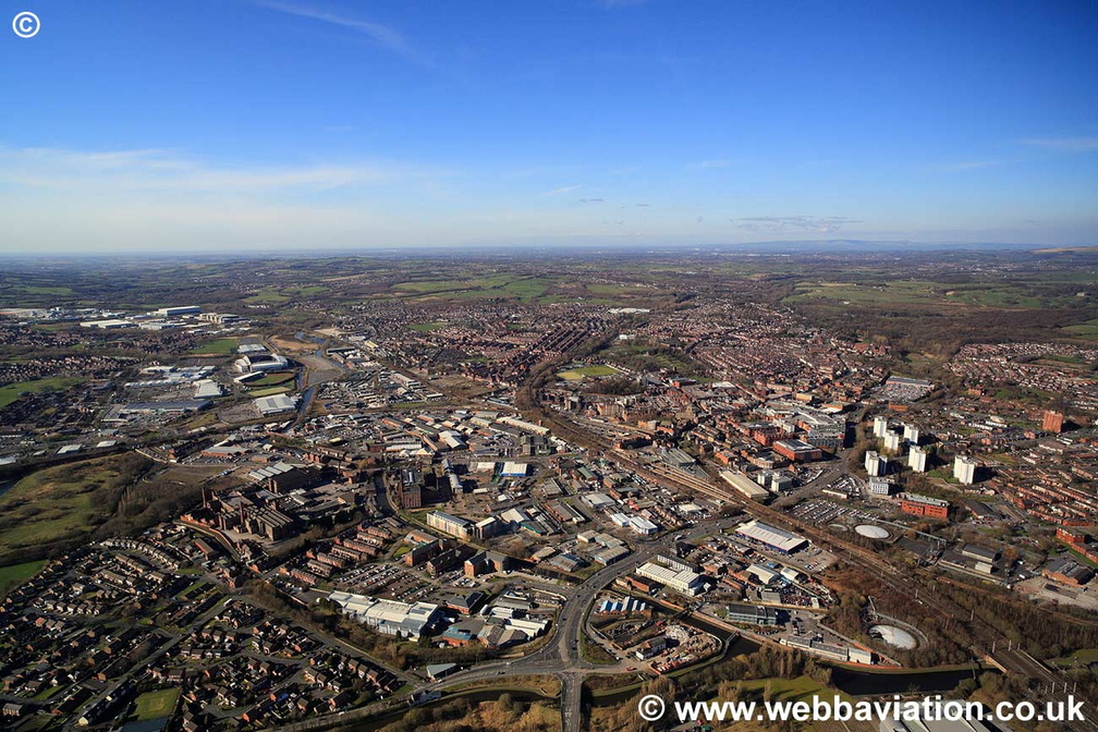 Wigan Lancashire aerial ic03072