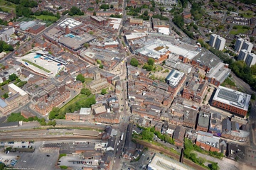 Wigan town centre WN1 from the air