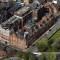  old courts building in Wigan from the air