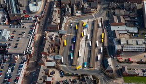 Wigan old Bus Station from the air