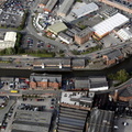Wigan Pier from the air