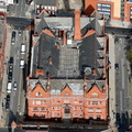 Wigan Town Hall    from the air
