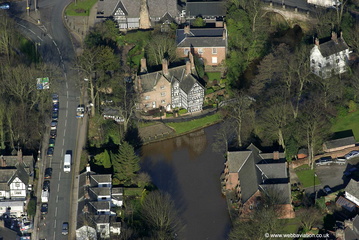 Worsley Old Hall Greater Manchester, from the air