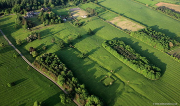 Baggrave deserted medieval village ( DMV )    Leicestershire  aerial photograph