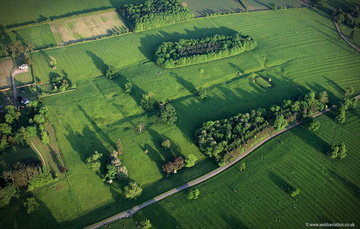 Baggrave deserted medieval village ( DMV )    Leicestershire  aerial photograph