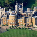 Belvoir Castle aerial photograph
