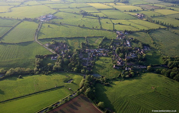Hungarton Leicestershire  aerial photograph