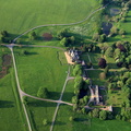 Launde Abbey Leicestershire aerial photograph