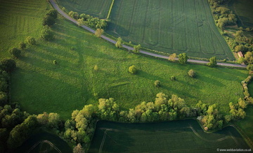 Leesthorpe Deserted Medieval Village aerial photograph