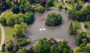 Abbey Park, Leicester from the air