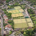 The Leicestershire Tennis & Squash Club, Leicester   from the air