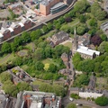 Leicester Castle, Leicester from the air