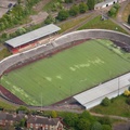 Leicester Velodrome at Saffron Lane Athletics Stadium Leicester  from the air