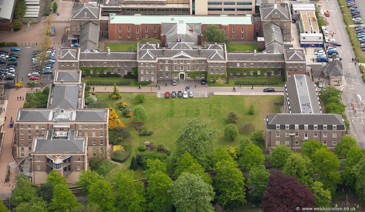 Fielding Johnson Building - University of Leicester, Leicester University from the air