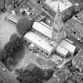  Leicester Cathedral,, Leicester from the air