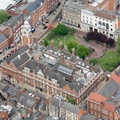 Leicester Town Hall , Leicester from the air