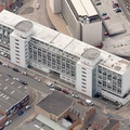 The Exchange building  Leicester from the air