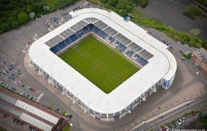 Leicester City Stadium from the air