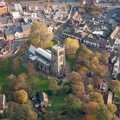  All Saints Church, Loughborough from the air
