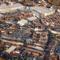 Loughborough town centre from the air