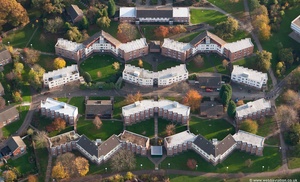 Telford Halls of Residence, Loughborough University  from the air