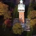 the Loughborough Carillon, Queen's Park Loughborough  from the air
