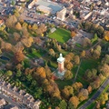 Queen's Park Loughborough  from the air