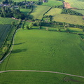  Ridge and furrow field patterns Leicestershire  aerial photograph