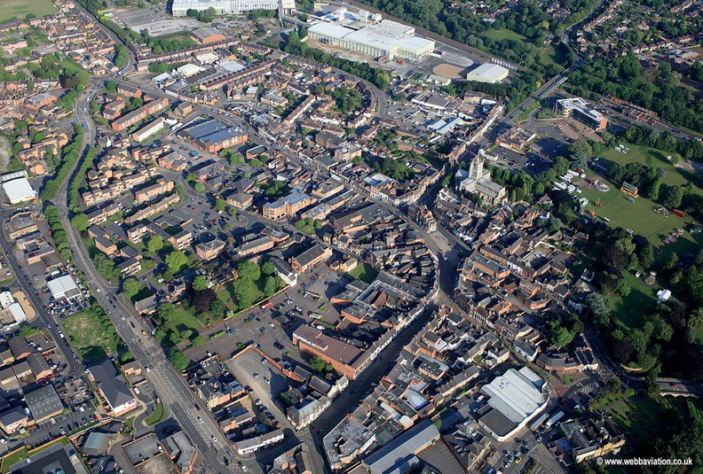  Melton Mowbray aerial photograph