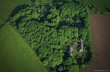Nissen Huts at RAF Melton Mowbray aerial photograph
