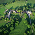 Quenby Hall Jacobean house  Leicestershire aerial photograph