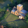 St. Remigius Church , Long Clawson,  Leicestershire aerial photograph