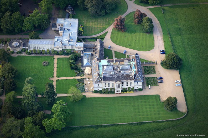 Stapleford Park Leicestershire  aerial photograph