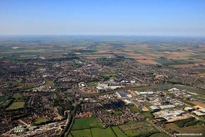 Boston England UK  aerial photograph