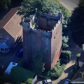 Rochford Tower,  Fishtoft, Boston Lincolnshire, England UK from the air 