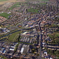 Brigg , Lincolnshire from the air