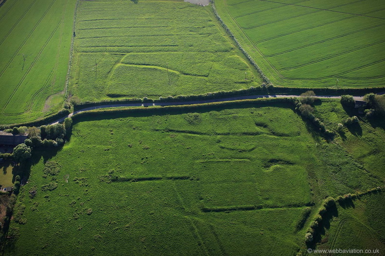  Calcethorpe  deserted medieval villages (DMV) Lincolnshire   from the air