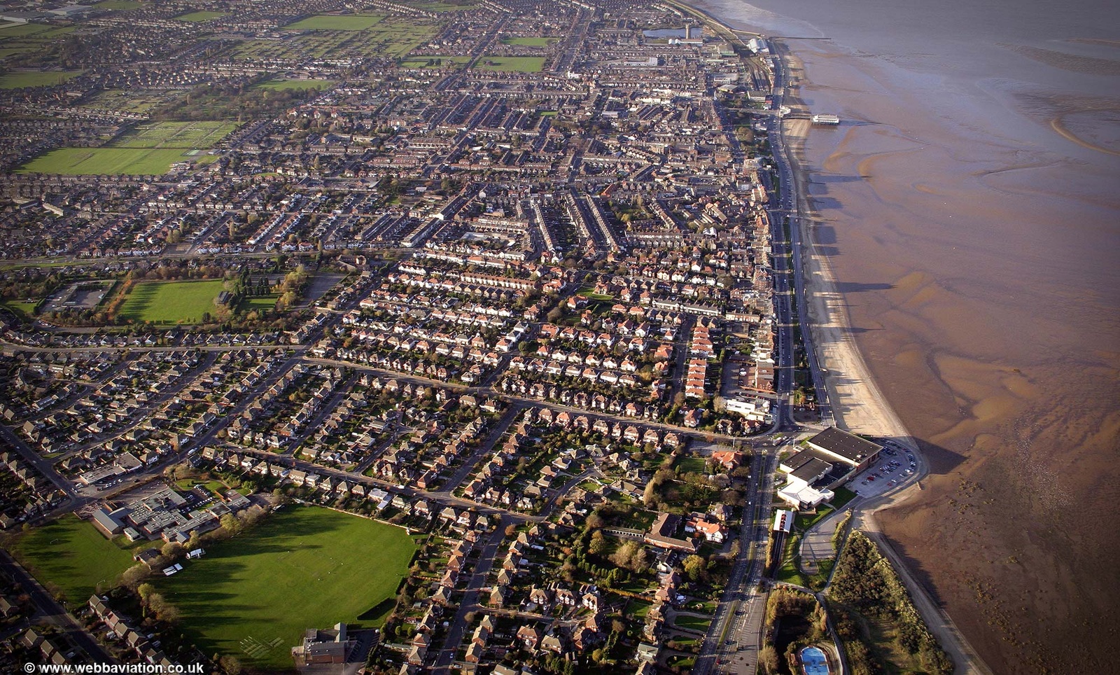 Cleethorpes from the air