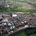 Gainsborough Lincolnshire from the air 