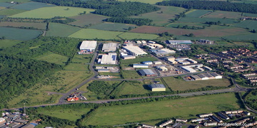Heapham Road Industrial Estate, Gainsborough Lincolnshire   from the air