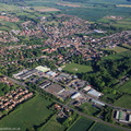 Gallamore Lane Industrial Estate Market Rasen from the air