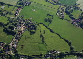  site of Minting Benedictine Priory Lincolnshire from the air