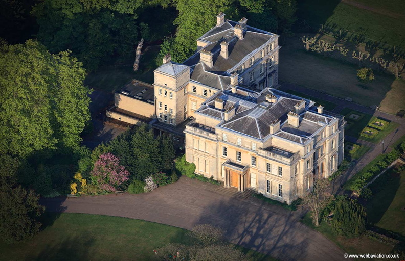  Normanby Hall near Scunthorpe  Lincolnshire aerial photograph